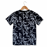 Adult Alphabet V-neck Tee